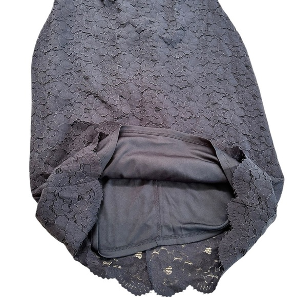 Lark & Ro Navy Blue Lace midi Dress Size 4 - Picture 15 of 17